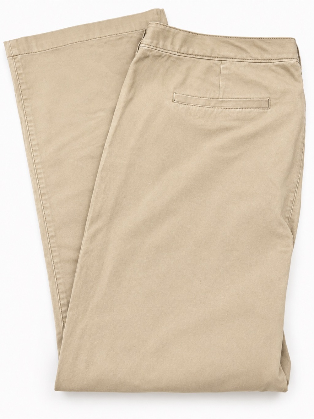 Old Navy Women's Flare Chino Pants in Light Khaki